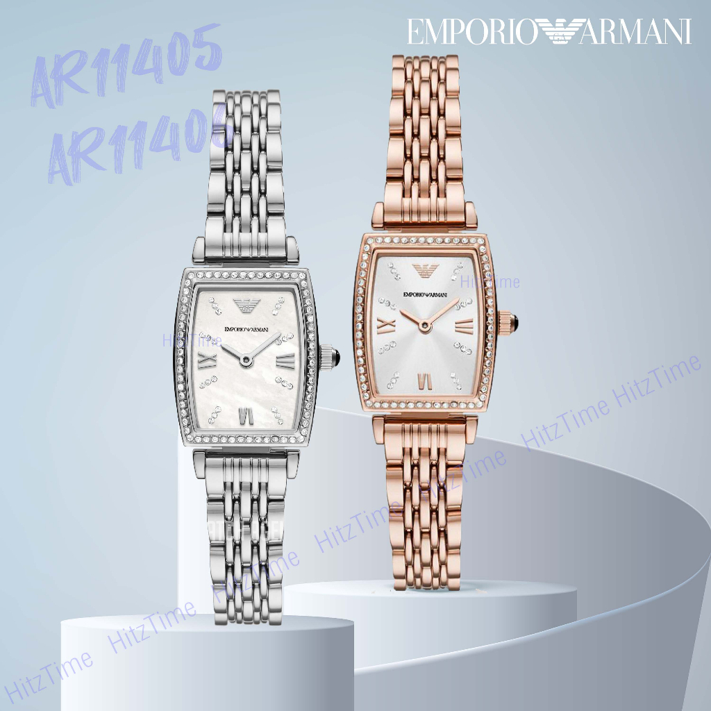 นาฬิกา Emporio Armani ข้อมือผู้หญิง รุ่น AR11406 AR11405 นาฬิกาแบรนด์เนม สินค้าขายดี Watch Armani ของแท้ พร้อมส่ง