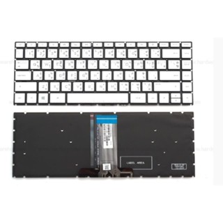 KEYBOARD HP X360 14-BA สีเทา