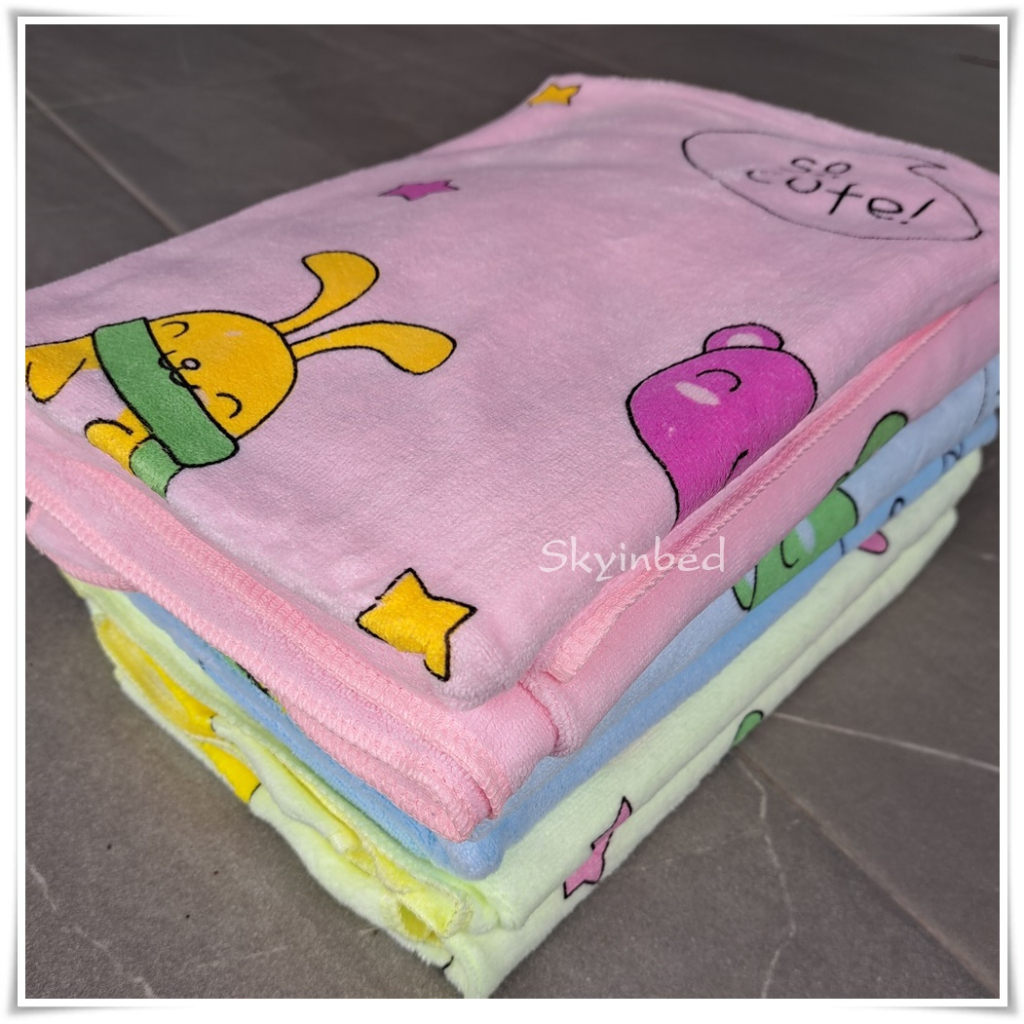 60x120cm ผ้าเช็ดตัวเด็กนาโนลายการ์ตูนน่ารัก สินค้ามีคุณภาพ พร้อมส่งจากไทย AAA