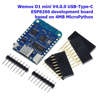 Wemos D1 mini V4.0.0 Type-C USB ESP8266 development board based on 4MB MicroPython