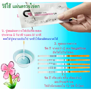 ตรวจไข่ตก Golden Time เยอรมัน, ที่ตรวจไข่ตก, LH, แผ่นตรวจไข่ตก