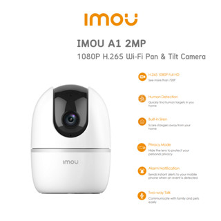 IMOU A1 1080p H265 Full HD (พูดโต้ตอบได้ด้วย Two-way Audio) กล้องสำหรับภายใน