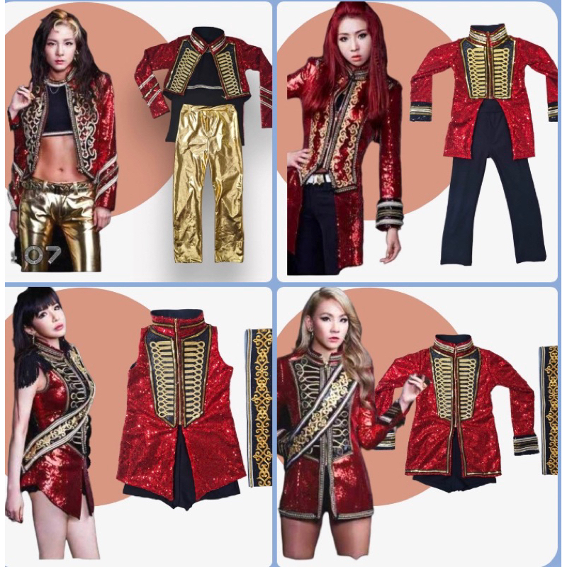 BABYGAGA ❤️❤️ 2NE1 Crush ชุดเต้น ชุดโคฟ ชุดเคป๊อป ✂️ รับตัดชุด ชุดโคฟเวอร์ Kpop เคป๊อป ชุด2NE1 Inkig