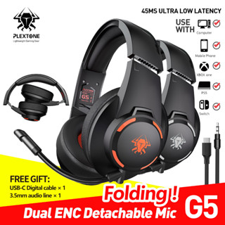 Plextone G5 หูฟังเล่นเกมส์ (G7_111) หูฟังครอบหู หูฟังบูลทูธ หูฟังเบสหนัก Gaming Headset หูฟังมีไมค์ตัดเสียงรบกวน