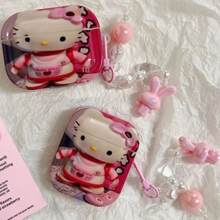 ❤️ส่งของขวัญ❤️เคสแอร์พอด 1 2 การ์ตูน HelloKitty เคส AirPods 3 pro สไตล์คู่รัก case for AirPod Pro2 AirPods gen 2เค