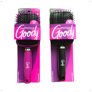 Goody หวีแปรงลดผมชี้ฟู แปรงหวีผม Paddle Brush แท้💯% ขนแปรงionic ลดผมฟู ด้ามเจล Head Down Gelous Grip Paddle Hair Brush