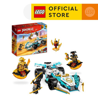 LEGO NINJAGO 71791 Zane’s Dragon Power Spinjitzu Racing Car Building Toy Set (307 Pieces)