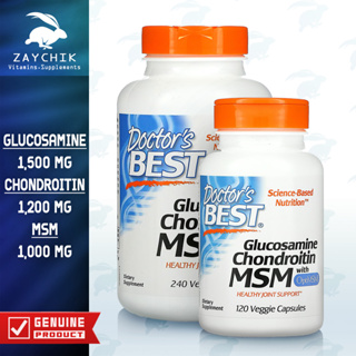 [พร้อมส่ง] Doctors Best, Glucosamine Chondroitin MSM with OptiMSM กลูโคซามีน คอนดรอยติน