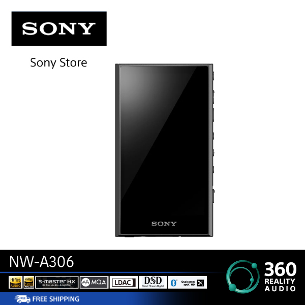 Sony Walkman รุ่น NW-A306 | enjoy 360 Reality Audio | Up to 36 hours of 44.1KHz FLAC playback | Lightweight