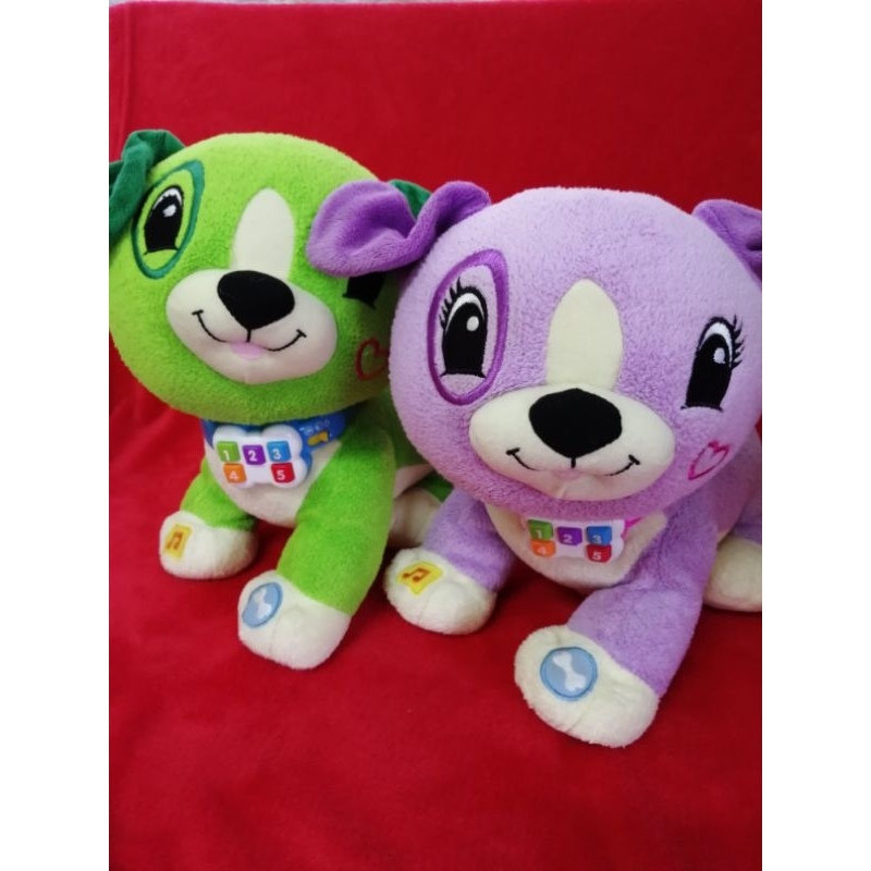 ตุ๊กตา​ หมาเขียว​ หมาม่วง​ เล่านิทาน​ Read with me ของ​ Leapfrog