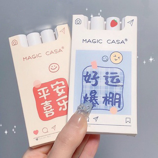 ลิปเซท4แท่ง (ใหม่/แท้)MAGIC CASA🌈พร้อมส่ง ลิปเนื้อกำมะหยี่ ลิปแมท ลิปเจลลี่ทินท์ ครีมมี่ เนื้อนุ่มละมุนปาก สีชัด ติดทน