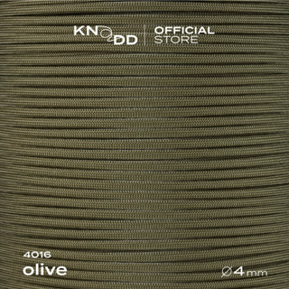 KNODD พาราคอร์ดไนลอน นำเข้าจากอเมริกา สี No.4016: Olive ขนาด 4มม