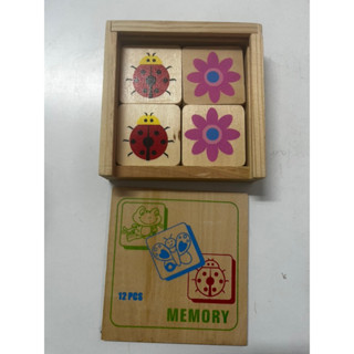 เกมฝึกความจำไม้ 12 ชิ้น งานตู้ญี่ปุ่น