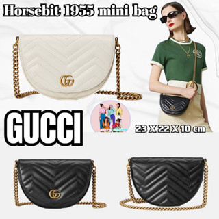 กุชชี่ Gucci GG Marmont ซีรีส์กระเป๋ามินิโซ่ควิลท์ / กระเป๋าผู้หญิง / กระเป๋าร่อซู้ล / กระเป๋าสะพายไหล่/สินค้าลดราคาปลอด
