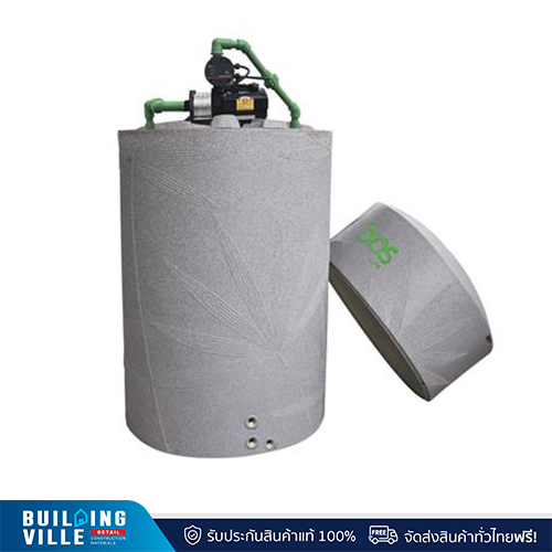 [ส่งฟรี!!] DOS ถังเก็บน้ำบนดินคู่ปั๊ม รุ่น NATURA WATER PAC 1000L + ปั๊มน้ำ GRUNDFOS รุ่น CMB 3-46 P