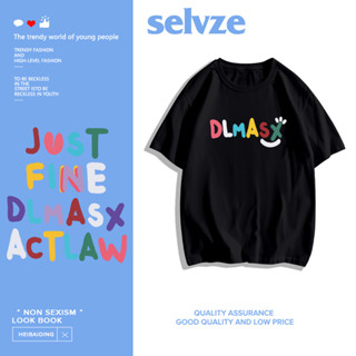 SELVZE （พร้อมส่งจากกทม มาถึงใน 3วัน）print T-shirt เสื้อยืดลายน่ารัก เสื้อยืด หลวม ผู้หญิง oversize 2023 D0126