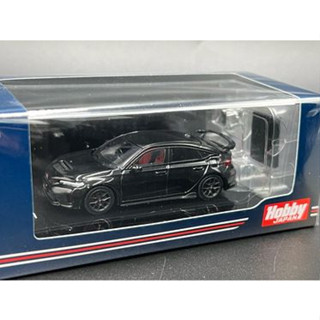 Hobby JAPAN Honda CIVIC TYPE R (FL5) with Engine Display Model Crystal Black Pearl