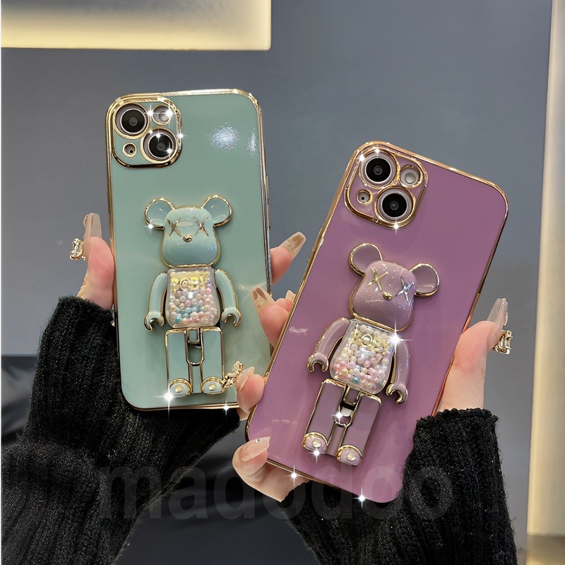 เคส ขาตั้ง น้องหมี สำหรับ ไอโฟน iPhone 6 7 6 6s 11 Promax 12 12Pro max 13 13Pro max 14 14Pro max 14Plus เคสโทรศัพท์ E7