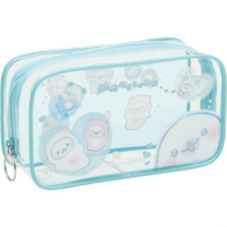 กระเป๋าใส ใส่ของทรงสีเหลี่ยมผืนผ้า Clear Pen Pouch Theme I Love Fuyofuyo ลาย Mamegoma mg / Mamegoma