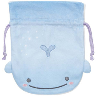 กระเป๋าผ้าหูรูด Drawstring Pouch Theme Memories of Deep Sea Planetarium Whale ลาย Jinbesan Type1 Jb / Jinbesan