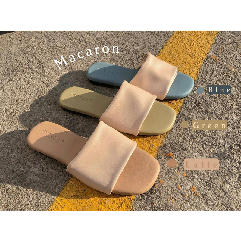 Macaron รองเท้าพื้นนุ่มหน้านิ่มน้ำหนักเบา เกาหลีสุดๆต้องลอง gem.material