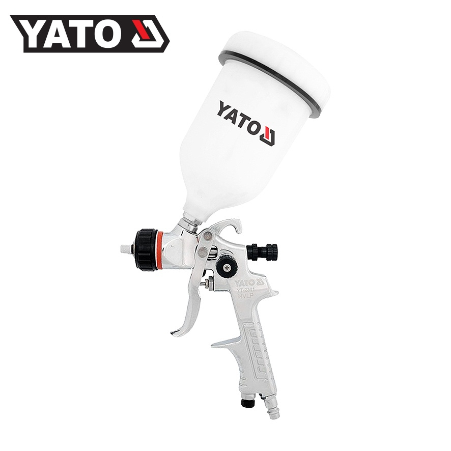 (มีใบกำกับภาษี)  YATO YT-2341 กาพ่นสี รุ่นกาบน HVLP 0.6 L (ปาก Ø 1.5 mm)