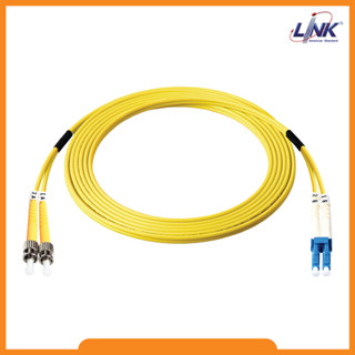 Link UFP942D31-03 Fiber Optic ST-LC Patch Cord OS2, Duplex Single-mode, (3.0 mm Jacket)/UPC-UPC, Lengths 3 m.