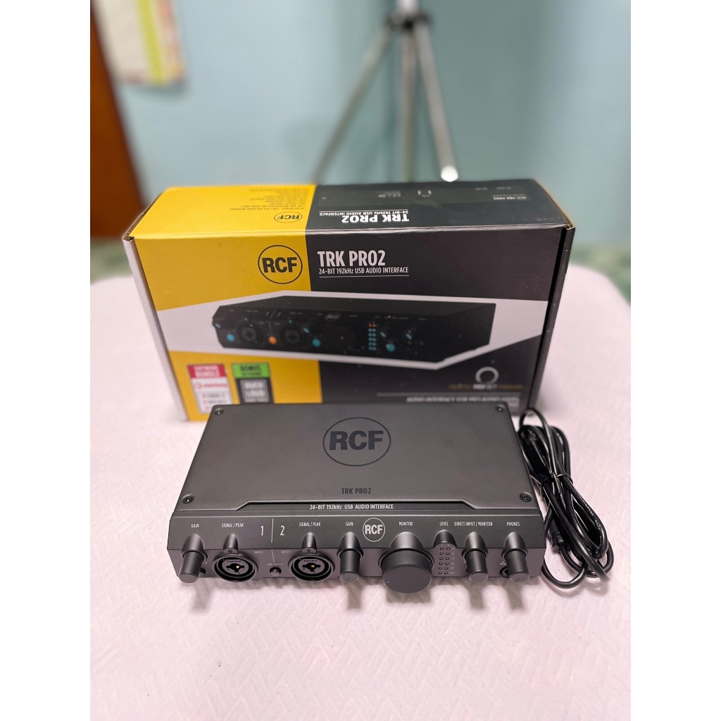 ออดิโออินเตอร์เฟส Audio Interface RCF TRK PRO2 มือสอง สภาพป้ายแดง เสียงดี