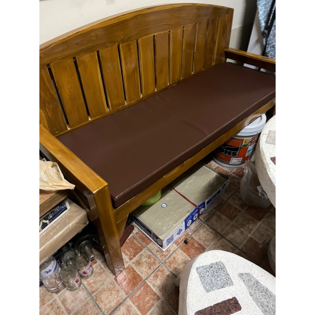 เบาะหนัง ขนาด 45*100 ซม หนา 2 นิ้ว 3 นิ้ว เลือกสีหนังได้