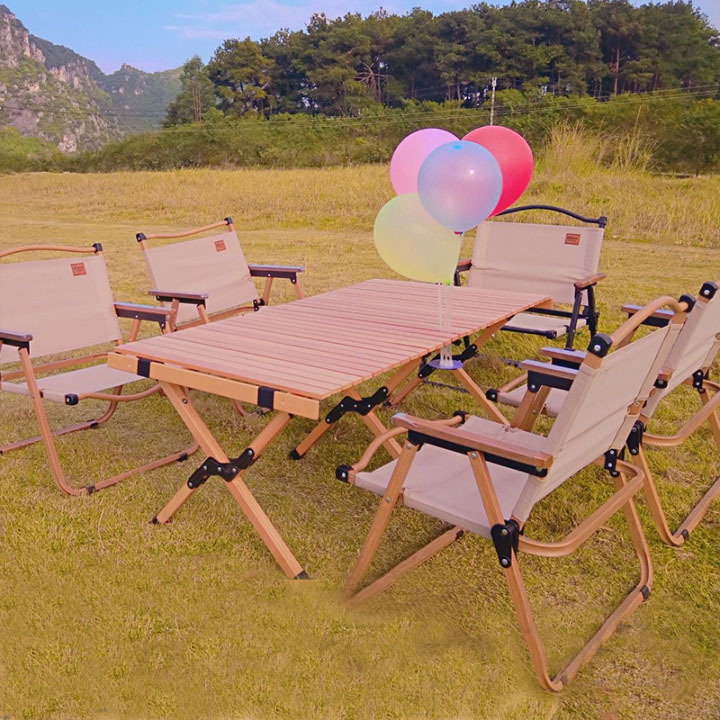 พร้อมส่ง โต๊ะตั้งแคมป์ เก้าอี้ตั้งแคมป์ อุปกรณ์แคมป์ปิ้ง CAMPING