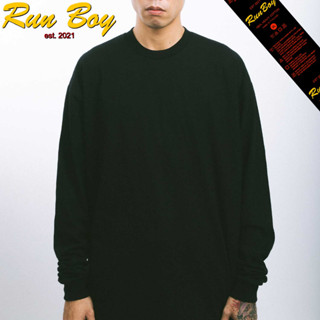 เสื้อยืด RUNBOY แขนยาว ป้ายแดง สีดำ