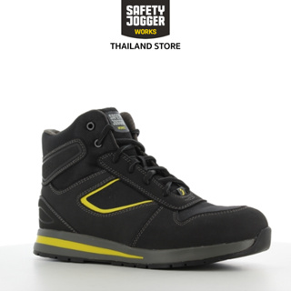 [ ลิขสิทธิ์แท้พร้อมส่ง ] Safety Jogger รองเท้าเซฟตี้หุ้มข้อ หัวคอมโพสิท พื้นกันทะลุ รุ่น SPEEDY สีดำ