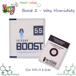 (ส่งไว) Boost 2 - way 55%rh 4 / 8 Gram Integra Boost 55% ขนาด 4 และ 8 กรัม ซองควบคุมความชื้น ซองบ่มสมุนไพร