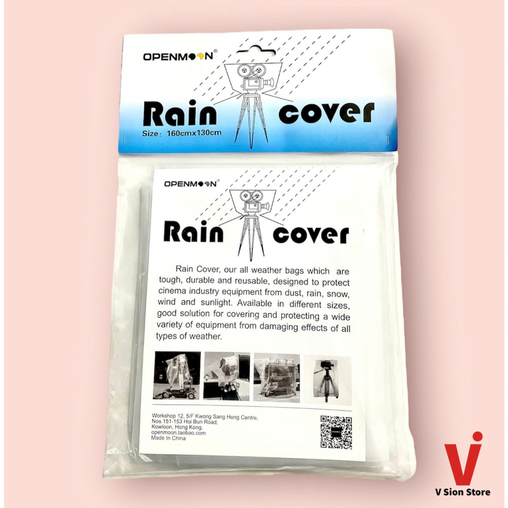 ถุงคลุมกล้อง พลาสติกใส Rain Cover