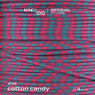 KNODD พาราคอร์ดไนลอน นำเข้าจากอเมริกา สี No.4148: Cotton Candy ขนาด 4มม