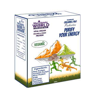 Organic/Bio Vital Vegan Protein | Purify Your Energy | 500g