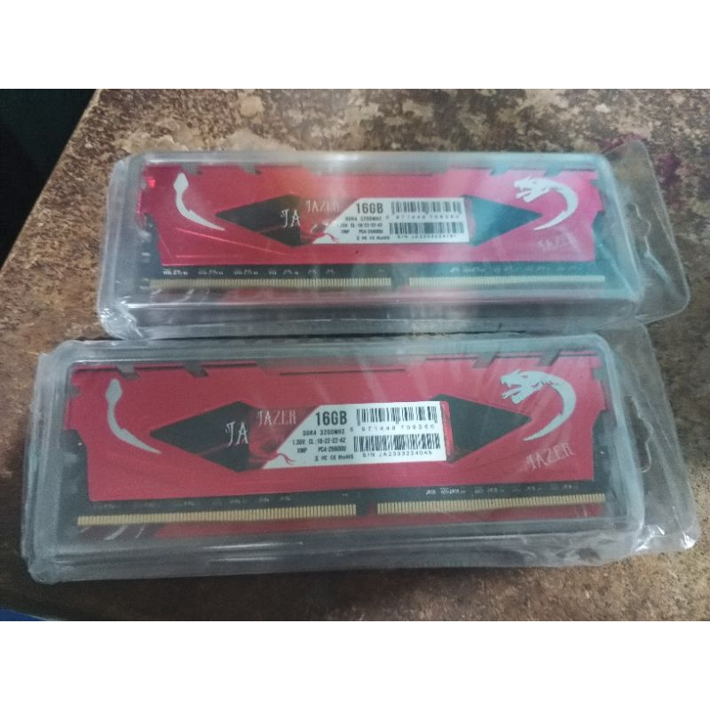 แรม Jazer  DDR4 16GB bus 3200