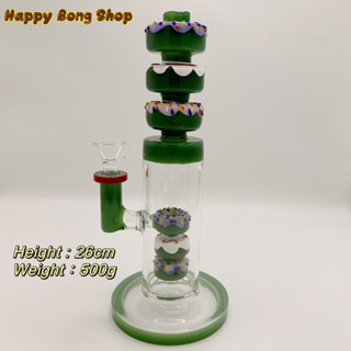 น่ารักมาก โดนัทปาร์ตี้ บ้องแก้วโดนัท พร้อมส่ง มาใหม่ New Glass Bong Donut party glass bong