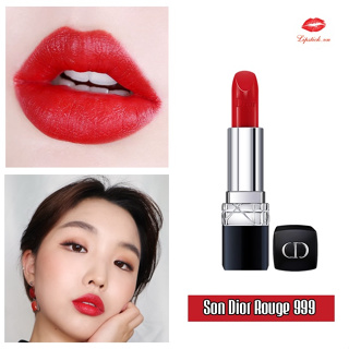 แท้ทั้งร้าน !! แบ่งขายลิปสติก ROUGE DIOR สี 999 MATTE ขนาด 0.5 กรัม พร้อมแปรงทาลิป