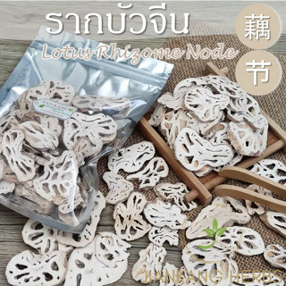 รากบัว รากบัวจีน 50 100 250 กรัม โหงวจัก Lotus Root Rhizome Node 藕节 รากบัวแห้ง สำหรับทำ น้ำรากบัว