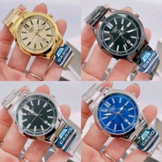 นาฬิกา ข้อมือผู้ชาย CASIO สายเหล็กชายรุ่น MTP-V004 🔥งานมีวันที่ใช้ได้จริง แถมฟรีกล่องนาฬิกาพร้อมตั้งเวลา