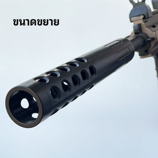 HK416 คลิปสัญลักษณ์แสดงหัวข้อขยาย เครื่องเก็บเสียง อุปกรณ์เสริมทางยุทธวิธี อุปกรณ์ของเล่น