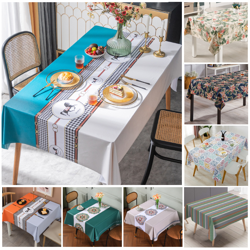 Table Cloths 138 บาท ผ้าปิกนิก / ผ้าปูโต๊ะ PVC กันน้ำกันซึมผ้าปูโต๊ะกลางแจ้ง 2/4/6 ที่นั่งผ้าปูโต๊ะ Home & Living