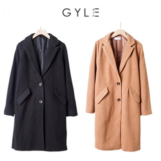 เสื้อโค้ท OVERCOAT โค้ทวูลกันหนาว โค้ทยาว ❄️แบรนด์✨GYLE✨ แท้💯% (WY1092)