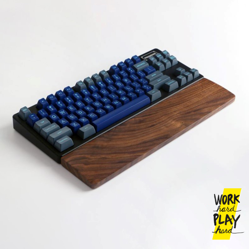 WHPH Shop ที่รองข้อมือ keyboard แบบไม้ ใช้กับ Keychron ที่รองข้อมือคีย์บอร์ด บรรเทาอาการเจ็บข้อมือ งานส่งออกขายบน Amazon