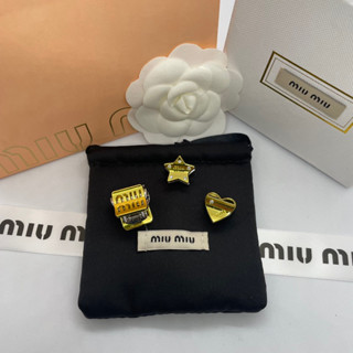 MIU MIU Metal Hair  Clip ( Gold ) กิ๊บผมจากมิวมิว