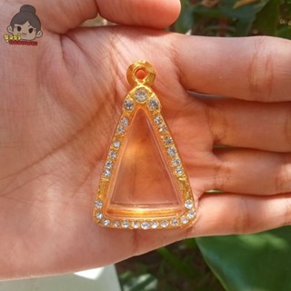 กรอบพระ กรอบพระชุบทอง | ใส่นางพญา | กว้าง2.5*สูง3.5ซม.(ขนาดจอกระจก)