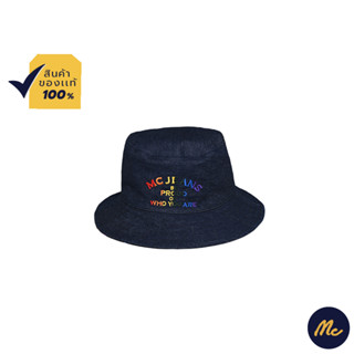 Mc JEANS หมวกบักเก็ต (Bucket) Unisex สียีนส์ ใส่ได้ 2 ด้าน Collection Pride Month M10Z138