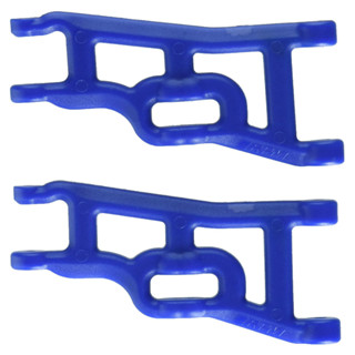 RPM Heavy duty front A-arms - blue fits Elec. Stampede, Elec. Rustler &amp; Slash 80245