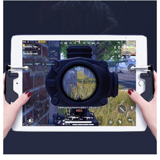 iPad Joystick (พร้อมส่ง)  จอยเกมส์ ด้ามจับเล่นเกมส์ สำหรับแท็บเล็ต/iPad  มีปุ่มยิิง 1 คู่ อุปกรณ์เล่นเกมส์ ตัวช่วยเล่นเกมส์